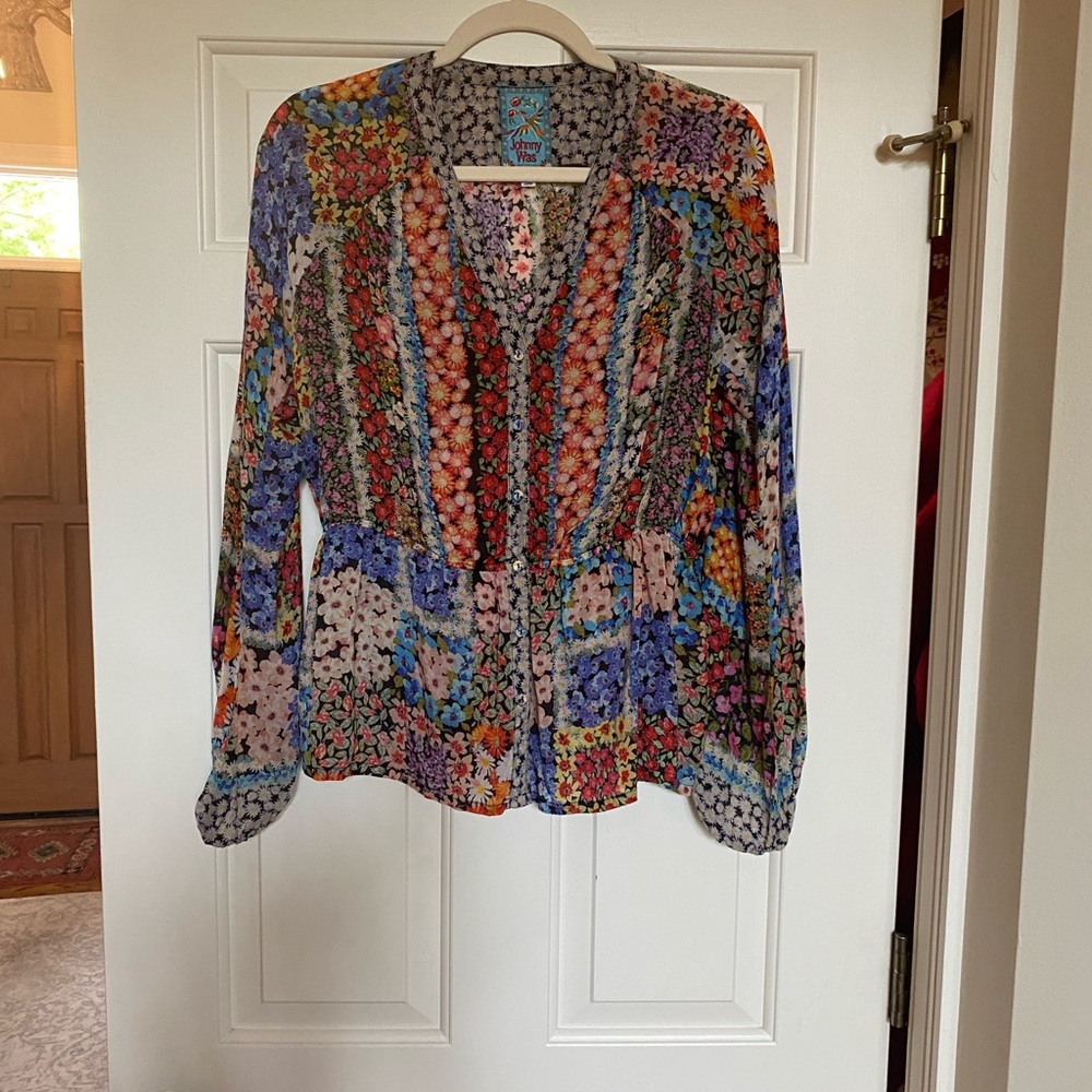 Floral Patchwork Blouse